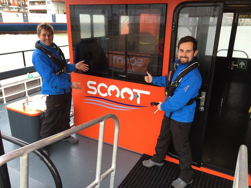 Scoot Ferries has launched a new foot passenger service from Lymington Quay to Yarmout